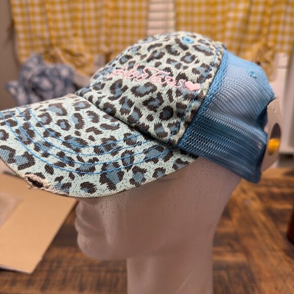 hooters  nwt mesh aniamal print  hat - Picture 3 of 10